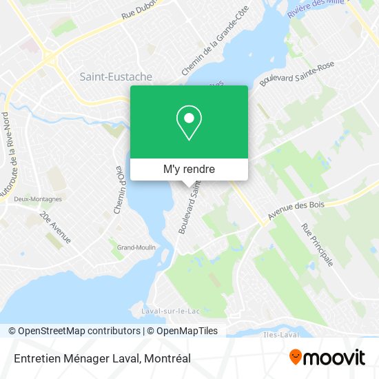 Entretien Ménager Laval plan