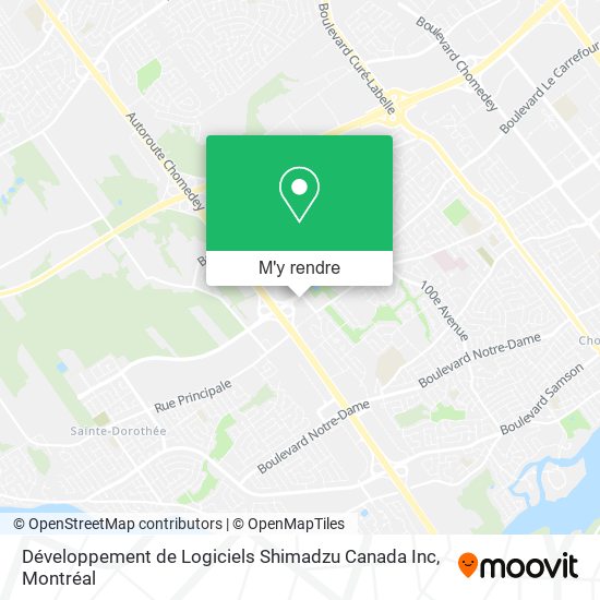 Développement de Logiciels Shimadzu Canada Inc plan