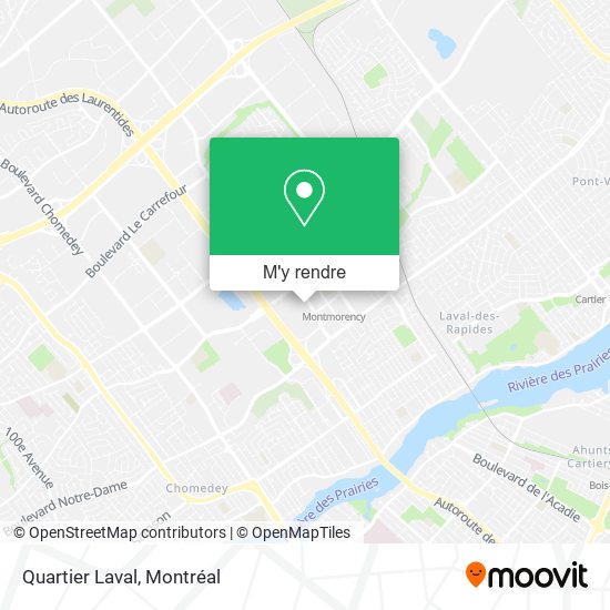 Quartier Laval plan