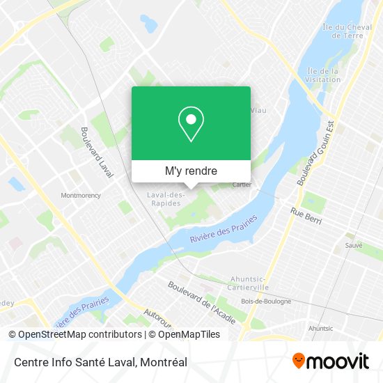 Centre Info Santé Laval plan