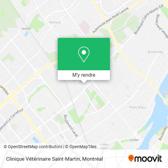 Clinique Vétérinaire Saint-Martin plan