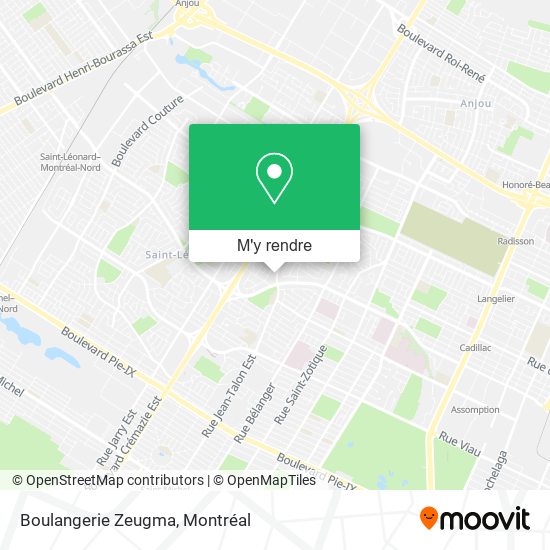 Boulangerie Zeugma plan