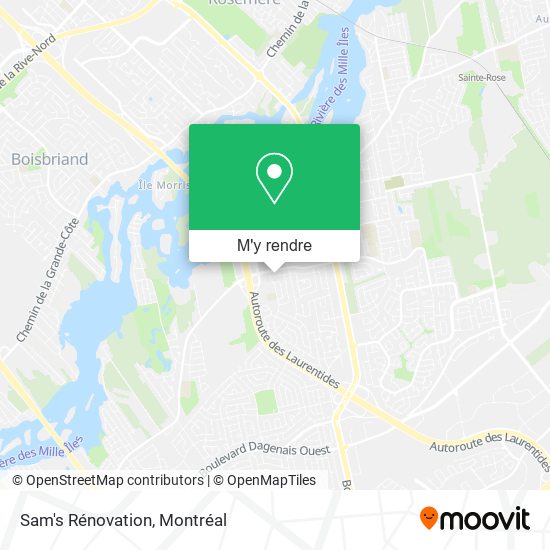 Sam's Rénovation plan