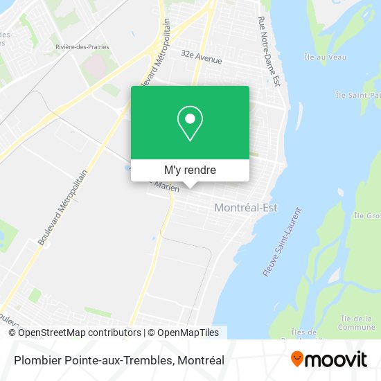 Plombier Pointe-aux-Trembles plan