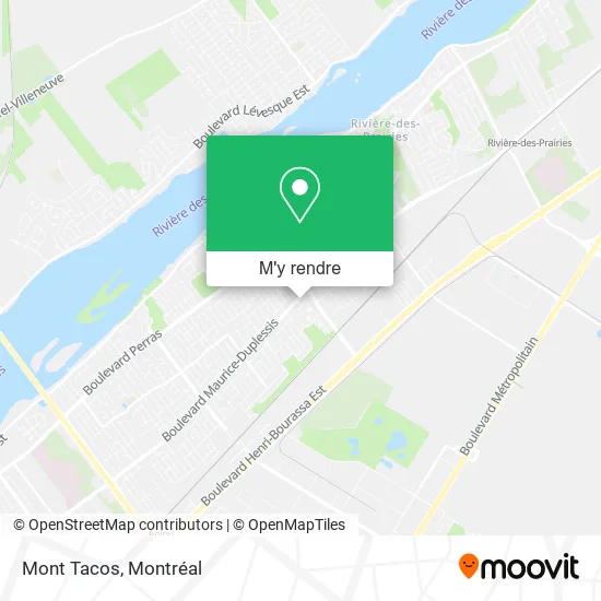 Mont Tacos plan