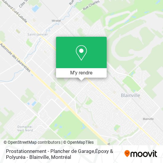 Prostationnement - Plancher de Garage,Époxy & Polyuréa - Blainville plan
