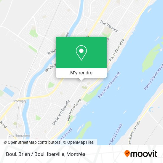Boul. Brien / Boul. Iberville plan