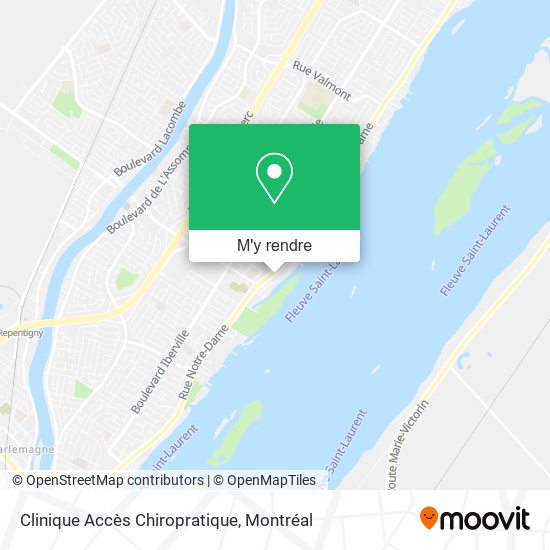 Clinique Accès Chiropratique plan