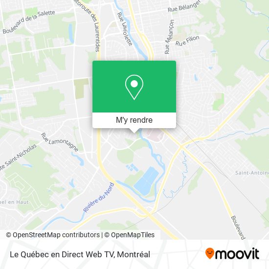 Le Québec en Direct Web TV plan