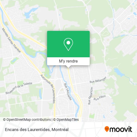 Encans des Laurentides plan
