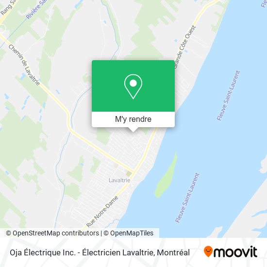 Oja Électrique Inc. - Électricien Lavaltrie plan