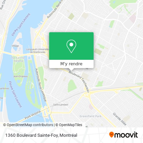 1360 Boulevard Sainte-Foy plan