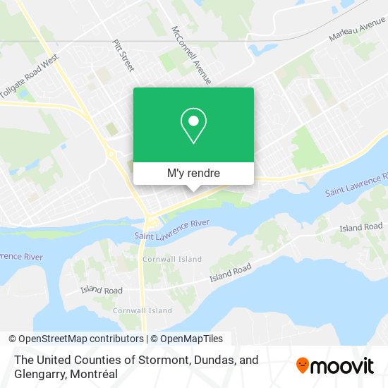 The United Counties of Stormont, Dundas, and Glengarry plan