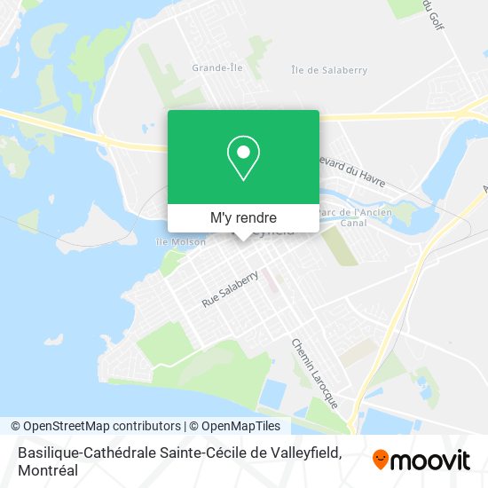 Basilique-Cathédrale Sainte-Cécile de Valleyfield plan