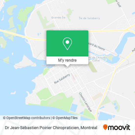Dr Jean-Sébastien Poirier Chiropraticien plan