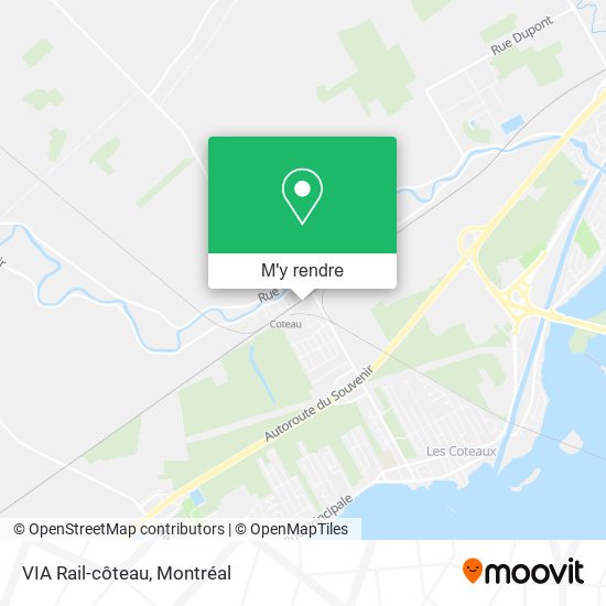 VIA Rail-côteau plan