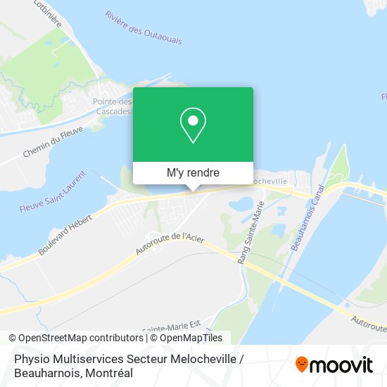 Physio Multiservices Secteur Melocheville / Beauharnois plan