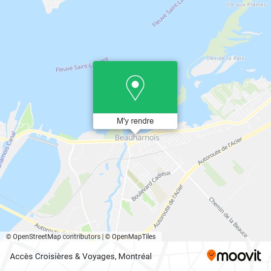 Accès Croisières & Voyages plan