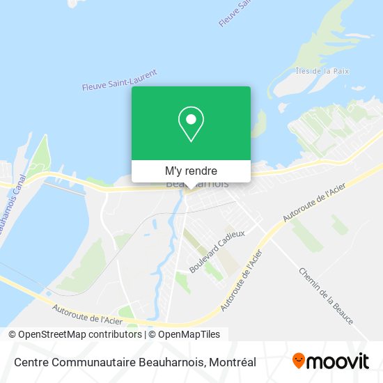 Centre Communautaire Beauharnois plan