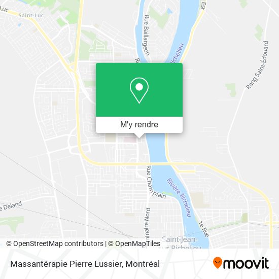 Massantérapie Pierre Lussier plan