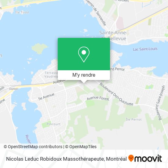 Nicolas Leduc Robidoux Massothérapeute plan