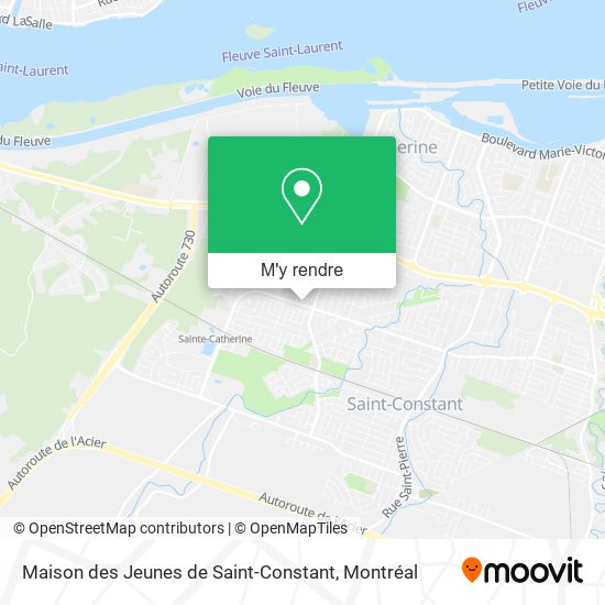 Maison des Jeunes de Saint-Constant plan