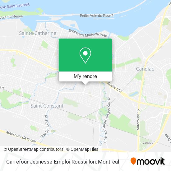 Carrefour Jeunesse-Emploi Roussillon plan