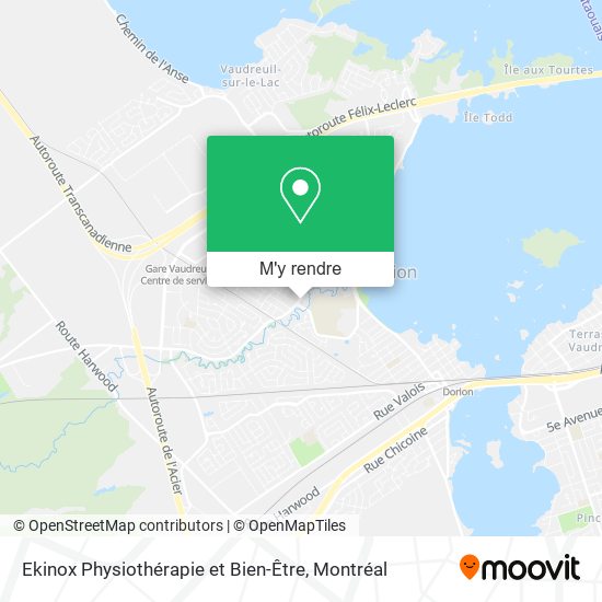 Ekinox Physiothérapie et Bien-Être plan