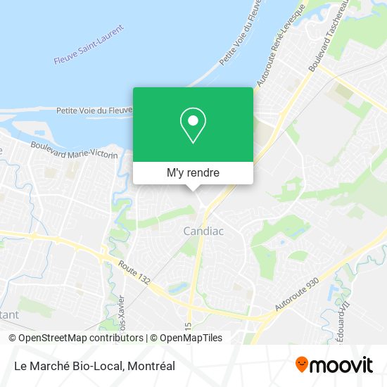 Le Marché Bio-Local plan