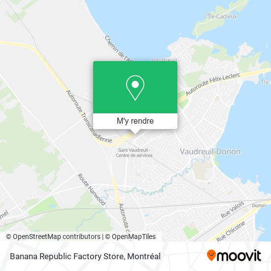 Banana Republic Factory Store plan