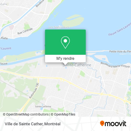 Ville de Sainte Cather plan