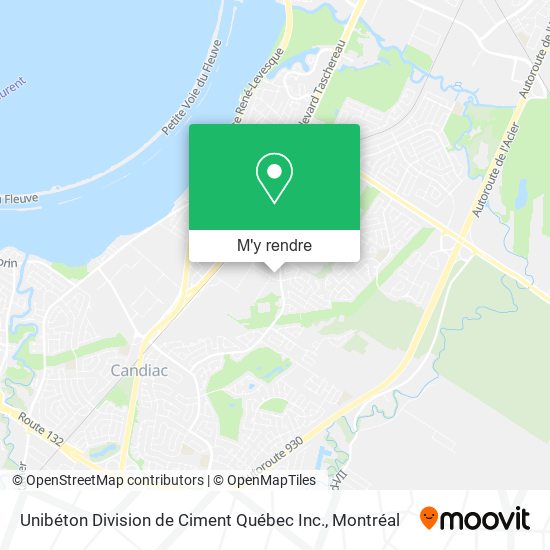 Unibéton Division de Ciment Québec Inc. plan