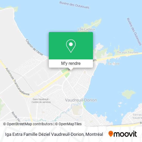 Iga Extra Famille Déziel Vaudreuil-Dorion plan