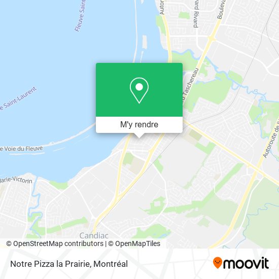 Notre Pizza la Prairie plan