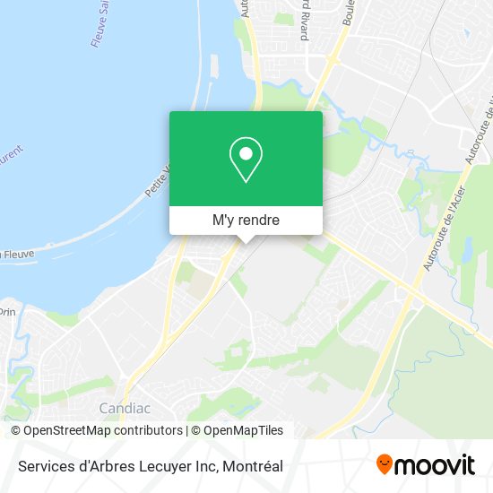 Services d'Arbres Lecuyer Inc plan