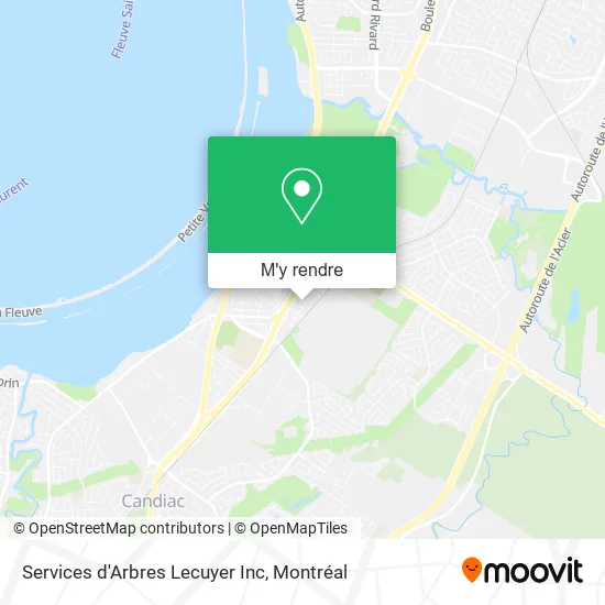 Services d'Arbres Lecuyer Inc plan