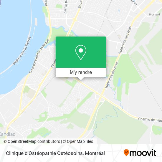 Clinique d'Ostéopathie Ostéosoins plan
