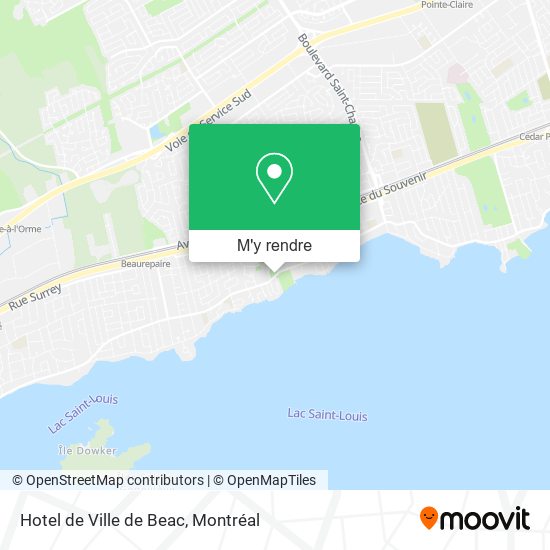 Hotel de Ville de Beac plan