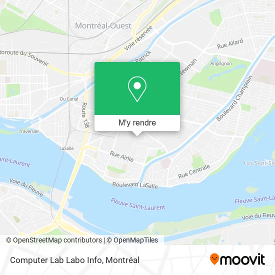 Computer Lab Labo Info plan