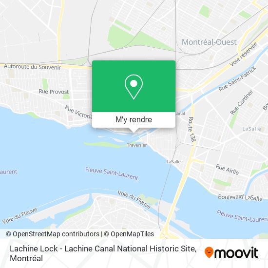 Lachine Lock - Lachine Canal National Historic Site plan