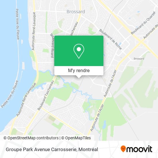 Groupe Park Avenue Carrosserie plan