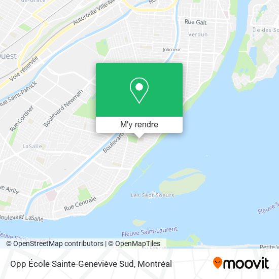 Opp École Sainte-Geneviève Sud plan
