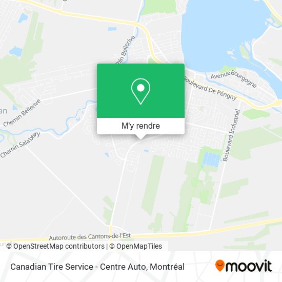 Canadian Tire Service - Centre Auto plan