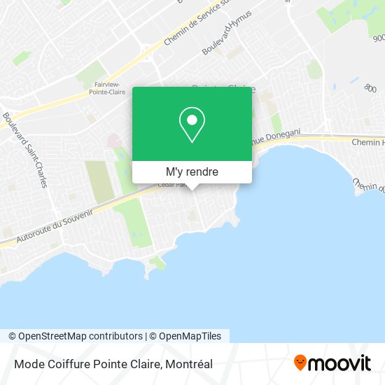Mode Coiffure Pointe Claire plan