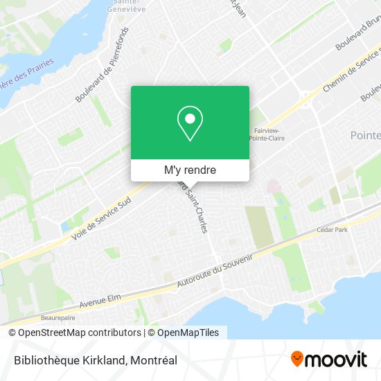 Bibliothèque Kirkland plan