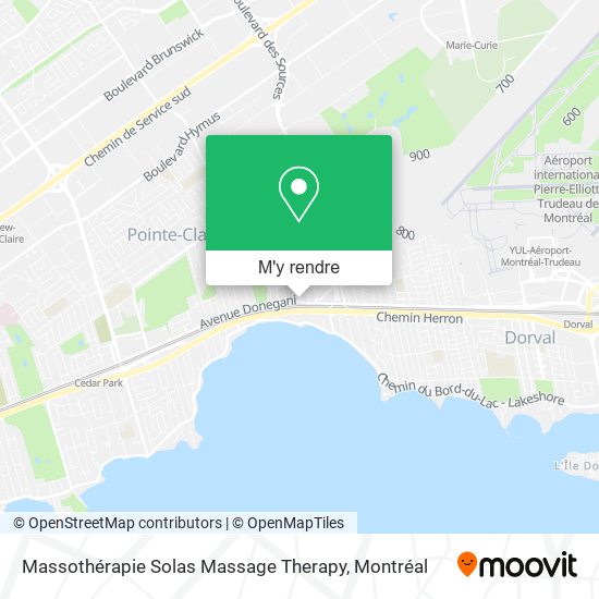 Massothérapie Solas Massage Therapy plan
