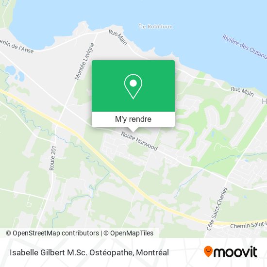 Isabelle Gilbert M.Sc. Ostéopathe plan