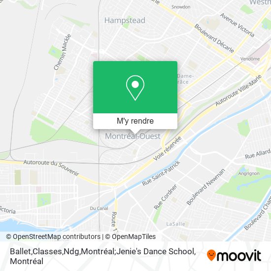 Ballet,Classes,Ndg,Montréal;Jenie's Dance School plan