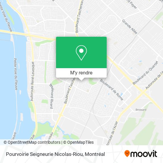 Pourvoirie Seigneurie Nicolas-Riou plan