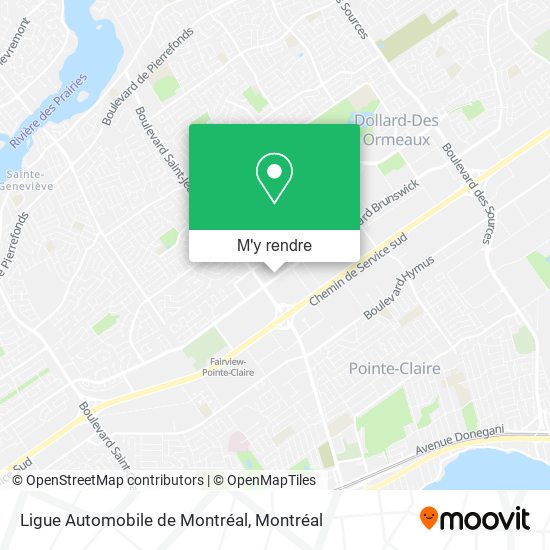 Ligue Automobile de Montréal plan